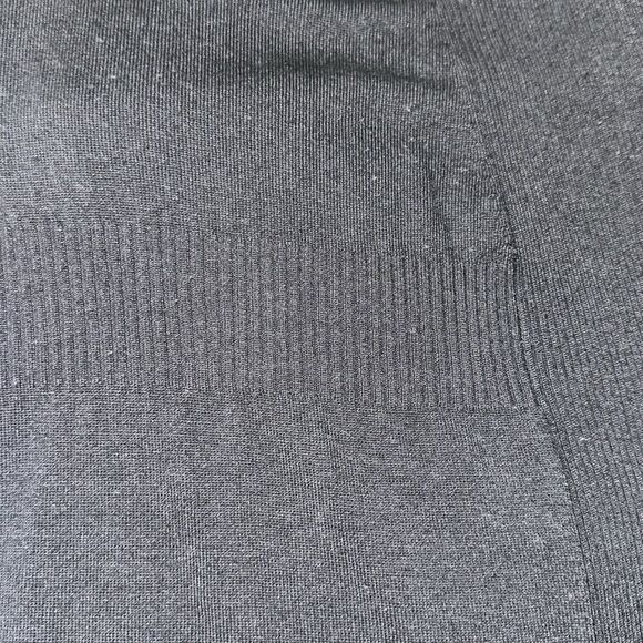 Premise S Open Front Black Fine Knit Quarter Sleeve Cardigan - Picture 12 of 12